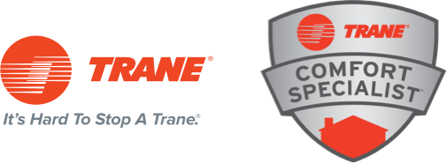 Trane Logo with Comfort Specialist.